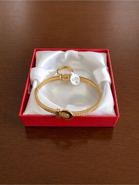 18K Gold Plated Crystal Bracelet Set ✨